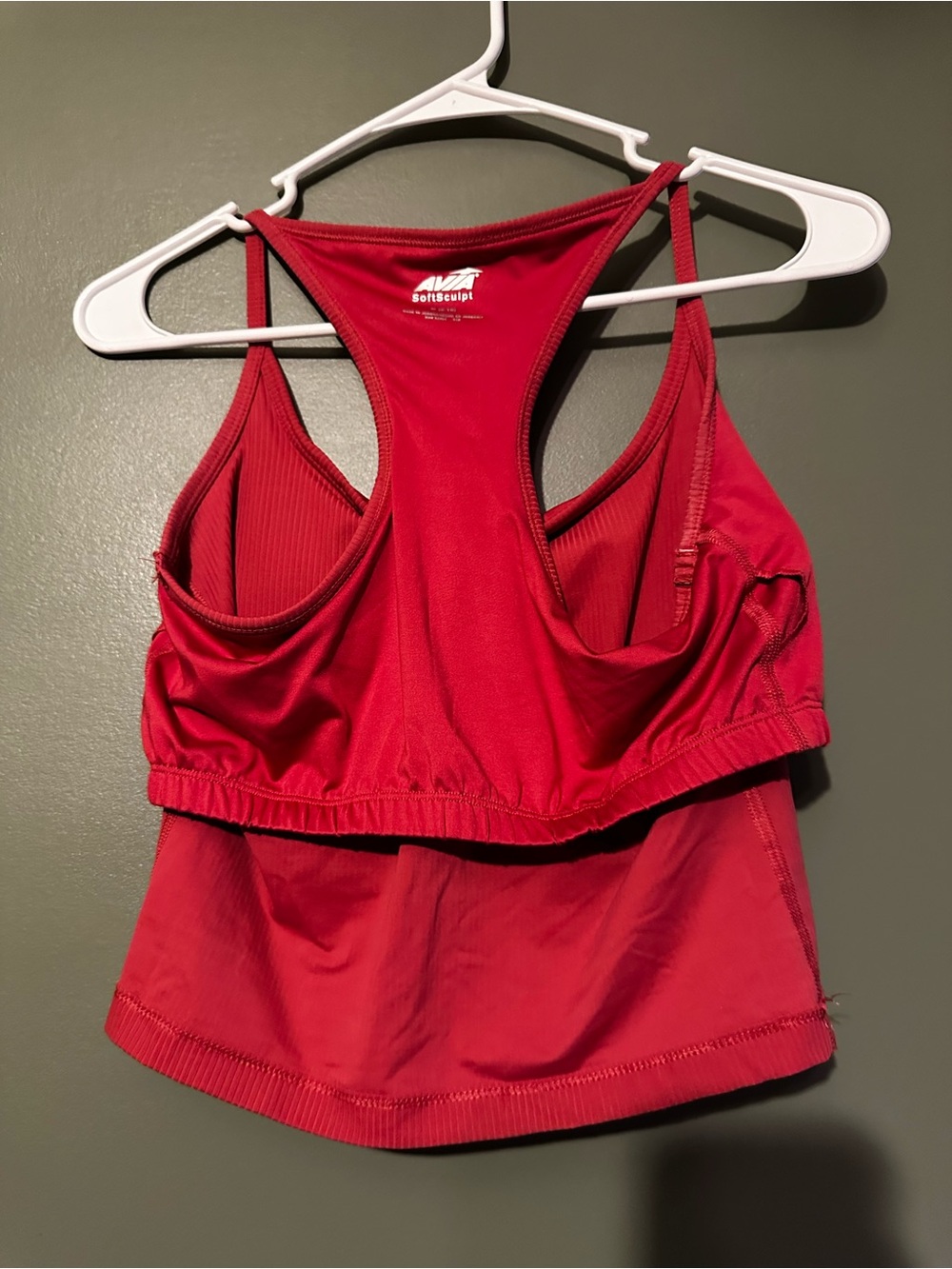 ⭐️ Pink Ribbed Racerback Crop Tank - Picture 5 of 8